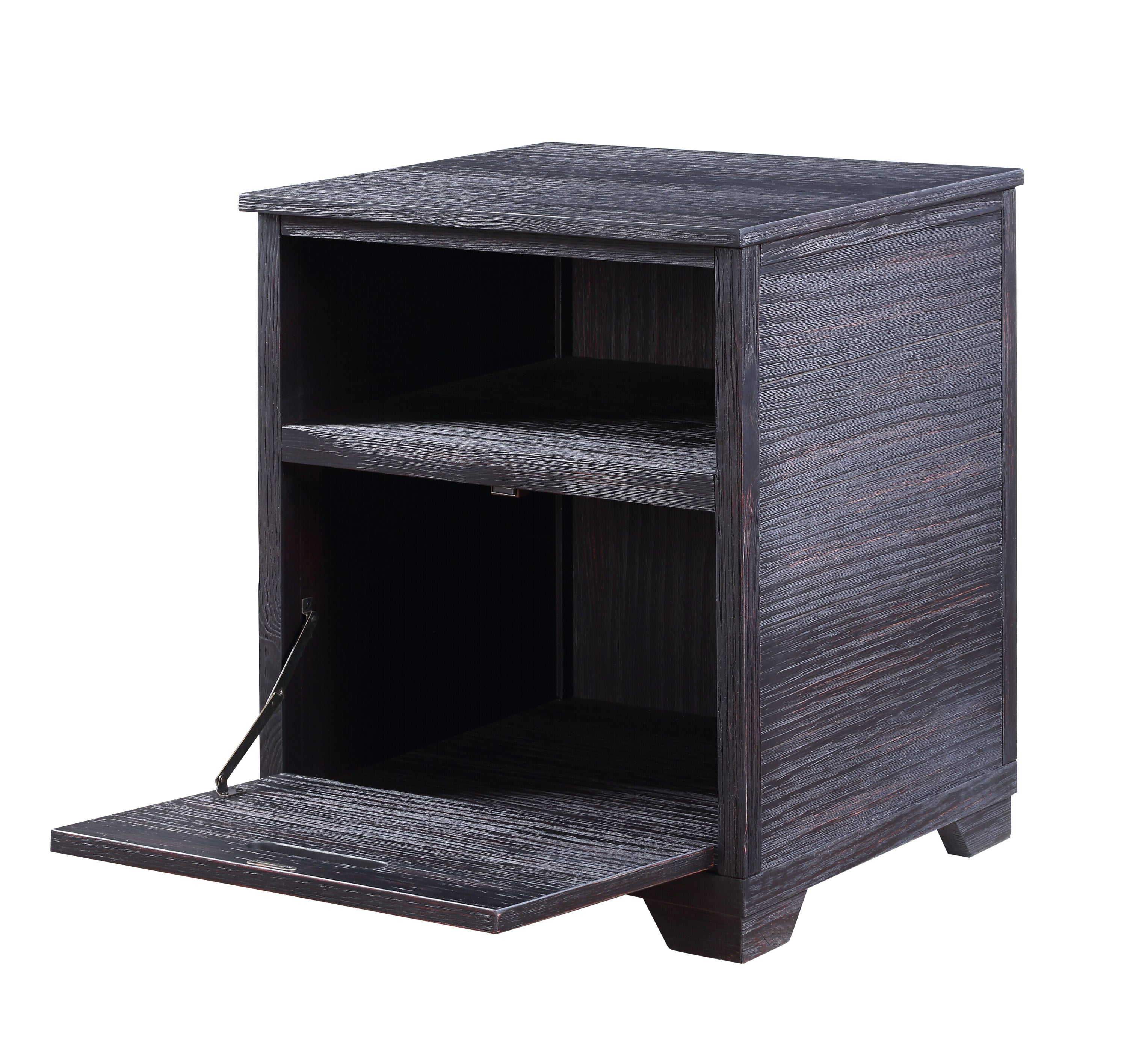 Kamilia Antique Black Finish End Table