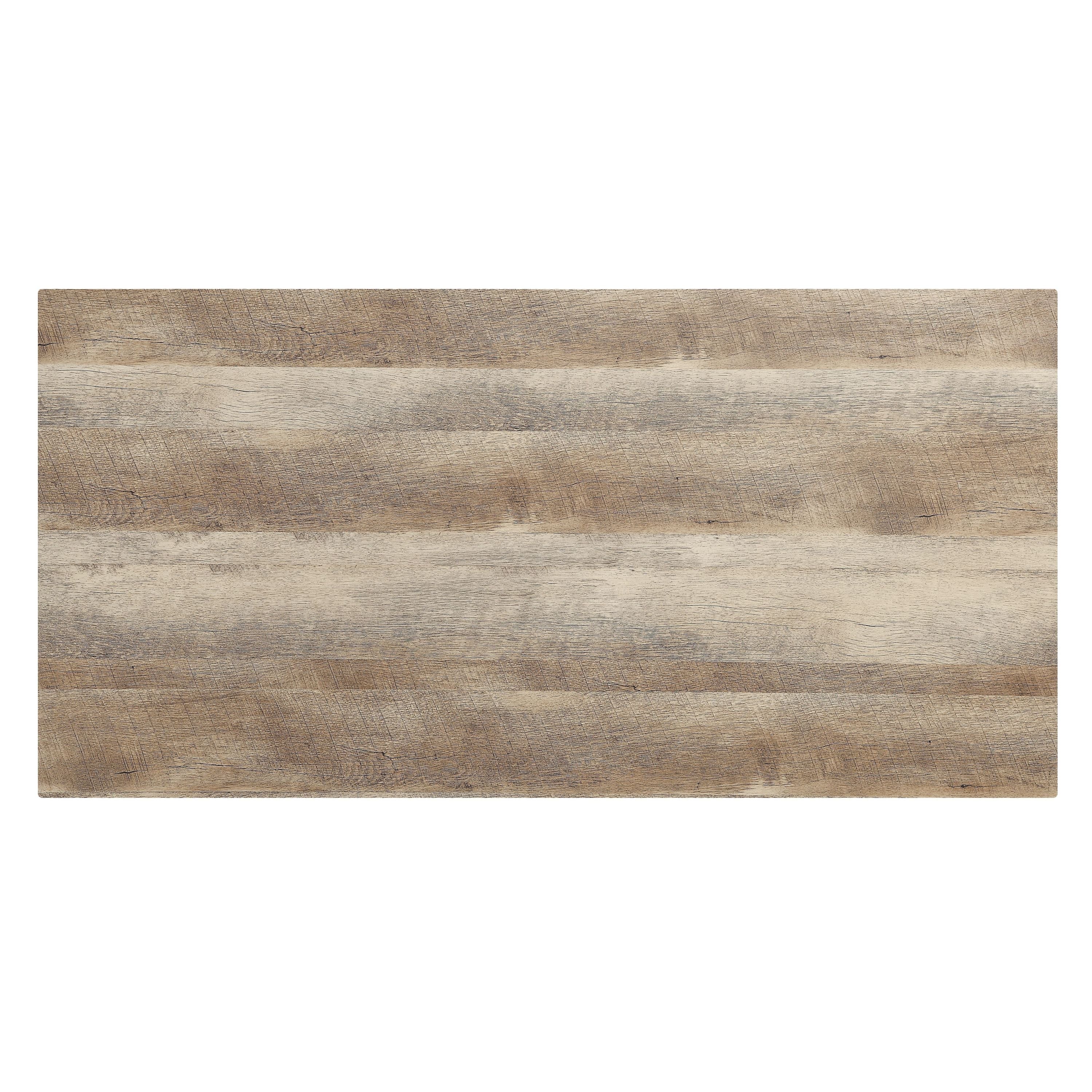 Brantley Oak & Sandy Gray Finish Rectangular Coffee Table