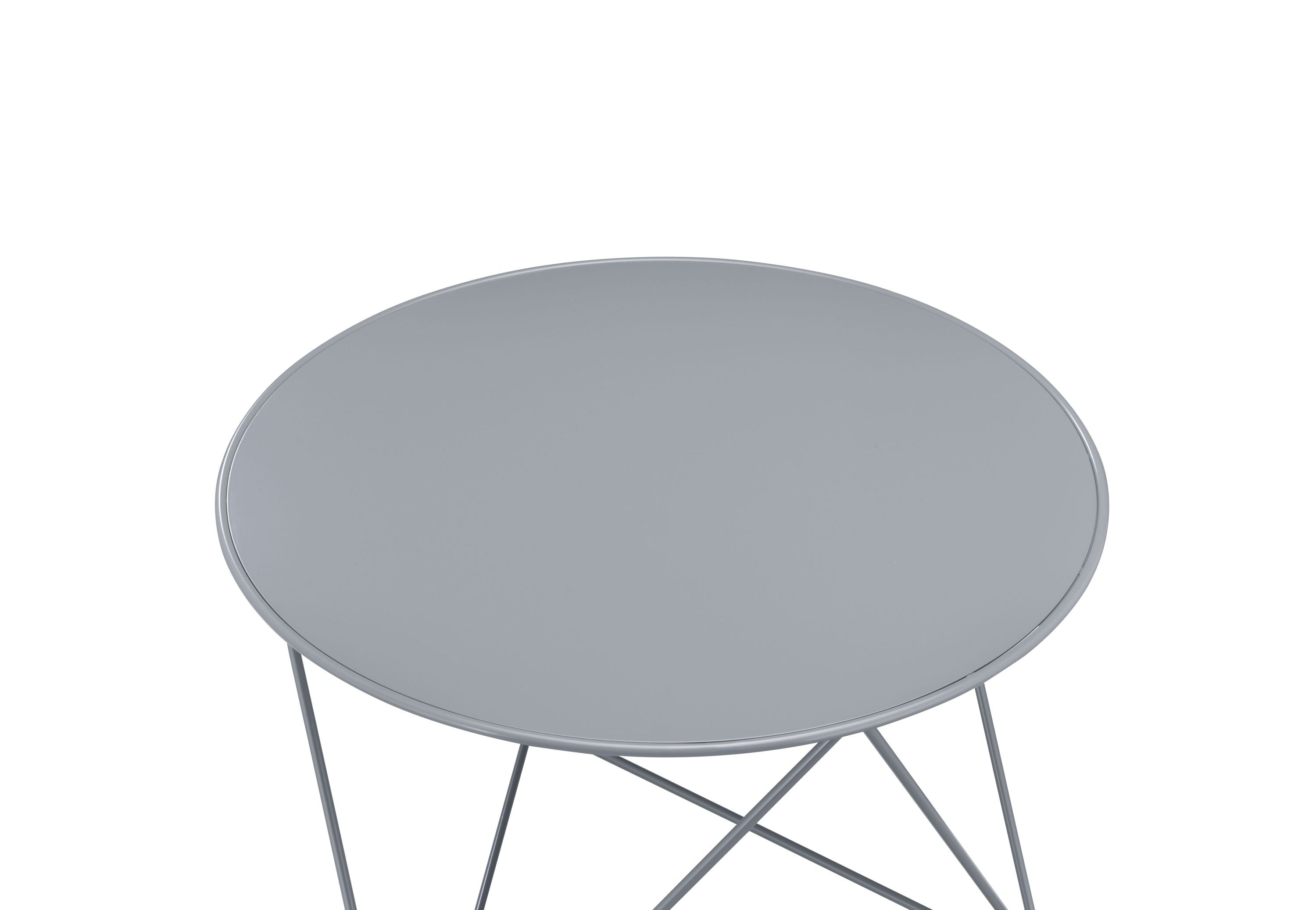 Epidia Gray color Display & Utility Accent Table