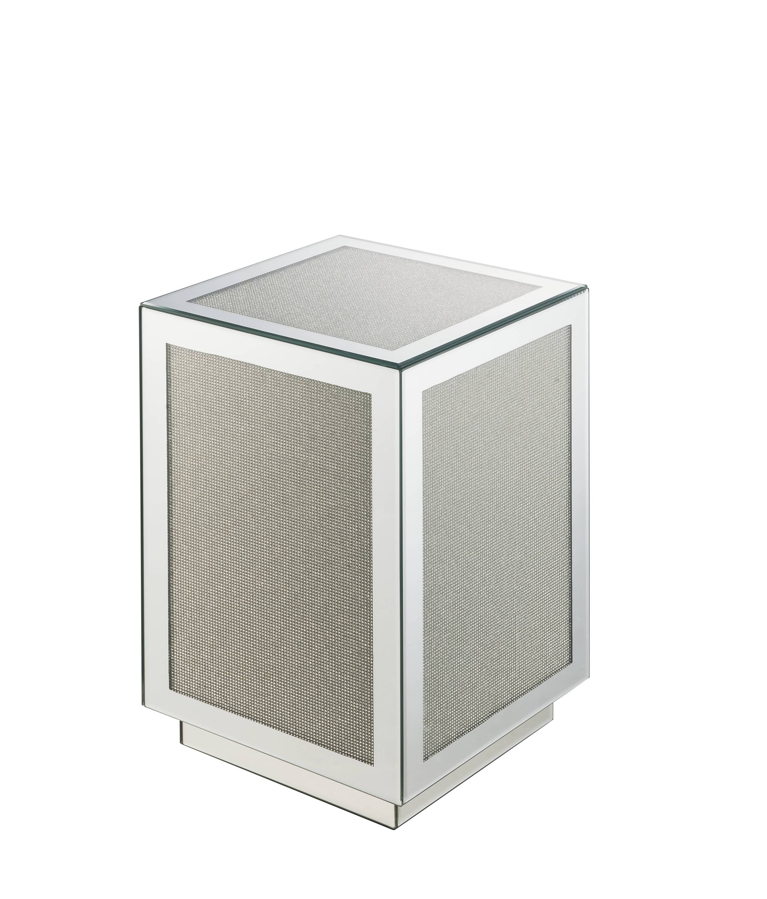 Noralie Mirrored & Faux Dimaonds Accent Table