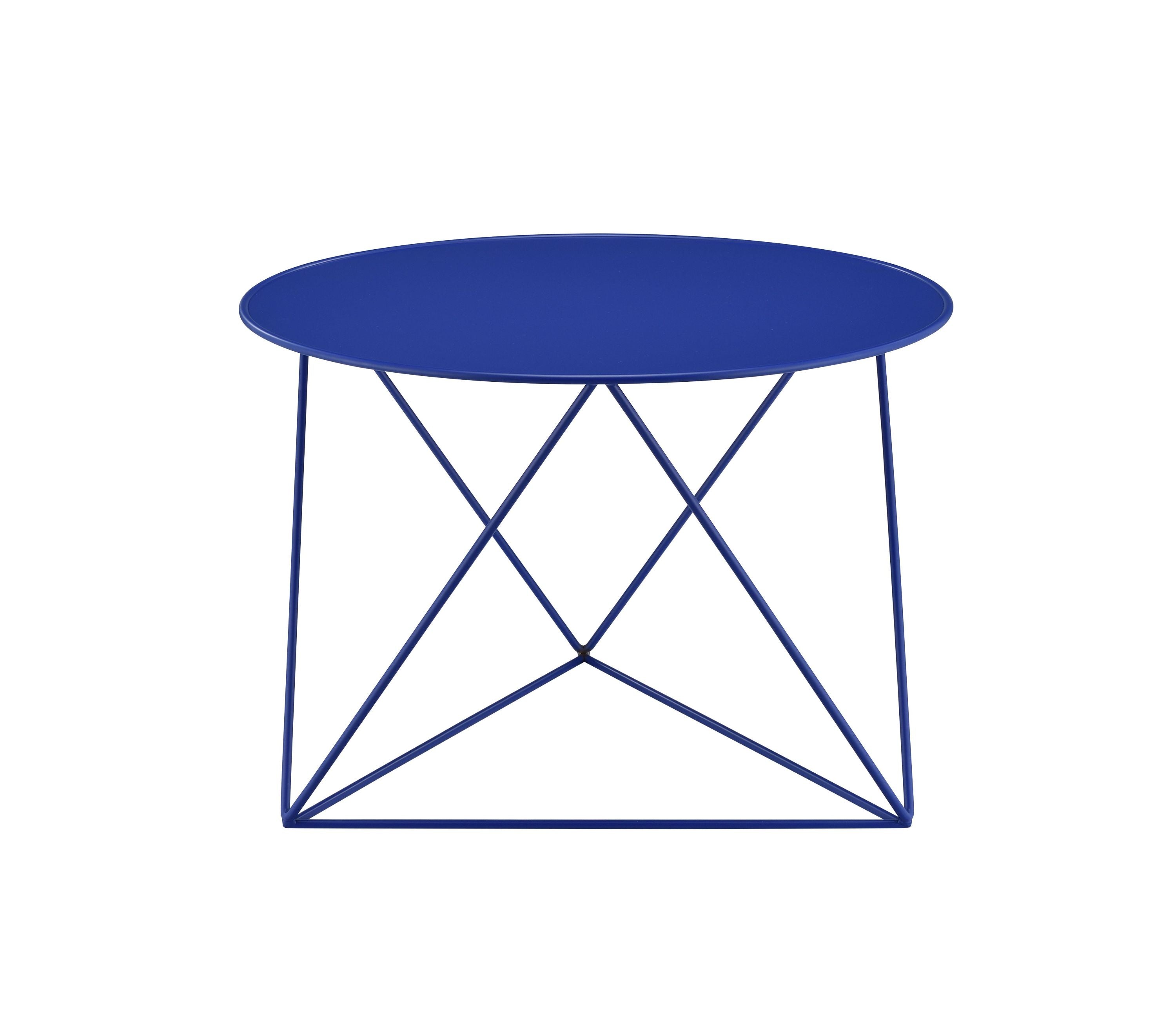 Epidia Blue color Display & Utility Accent Table