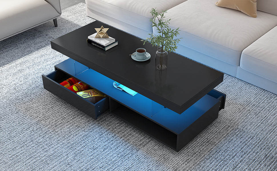 U-Can LED Coffee Table with Storage