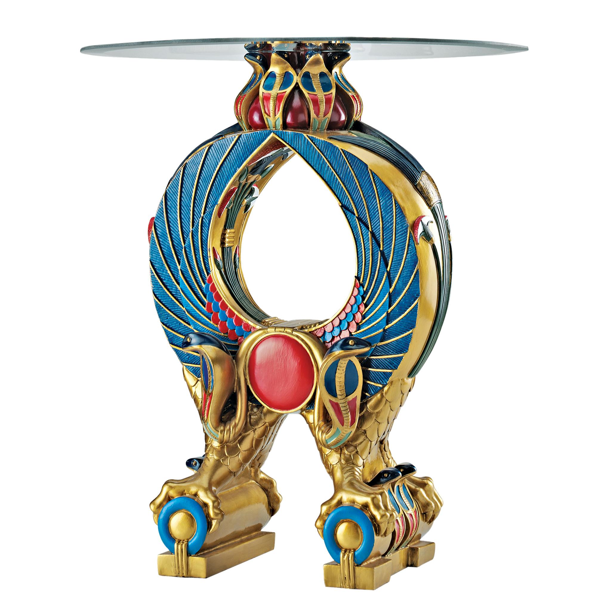 Wings of Horus Egyptian Altar Side Table